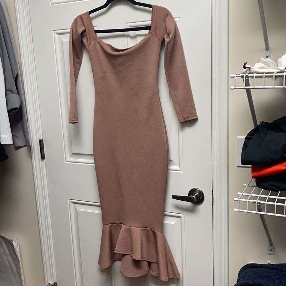 MIDI mauve mermaid dress